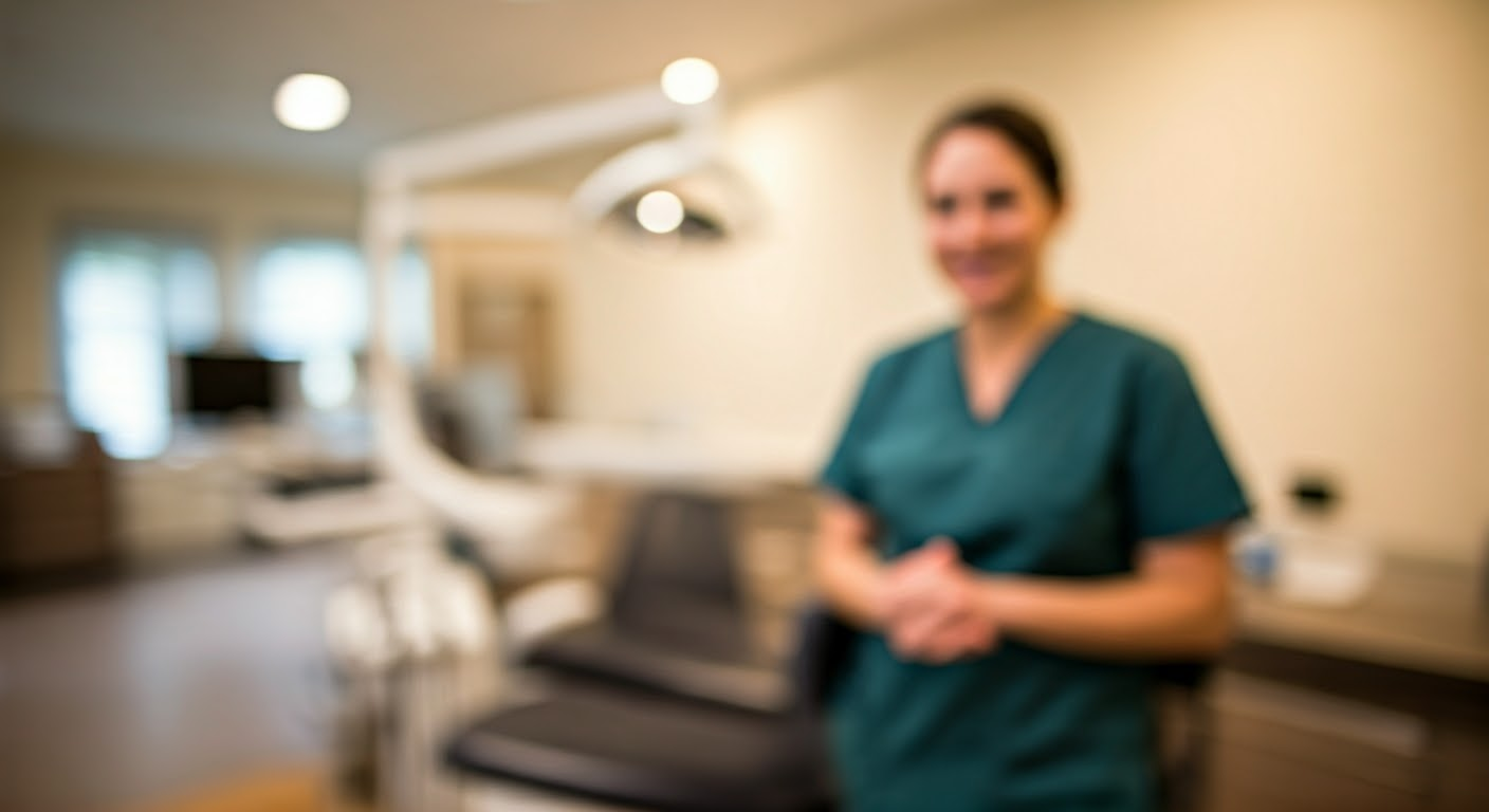 Welcoming dental office ambiance