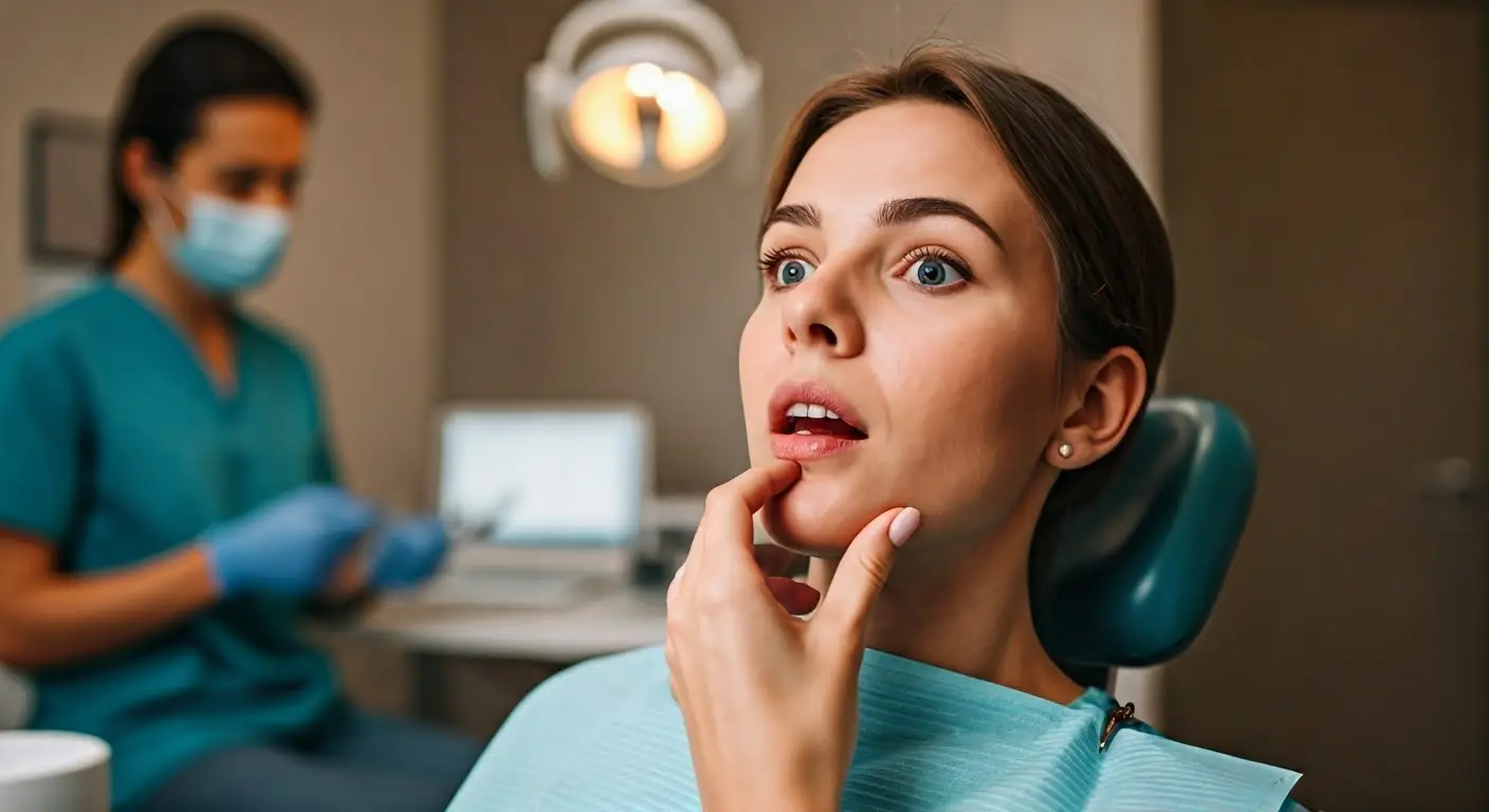 Patient concerned about chipped crown